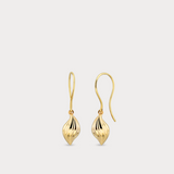 Oyster Hook Earrings in 14K Solid Gold