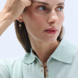 Garden Bouquet 14 Ayar Altın Kadın Küpe