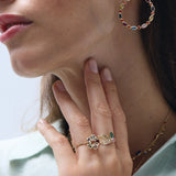 Caliora Bloom 14 Ayar Altın Yüzük