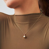 Ruby Polygon Necklace in 14k Real Gold