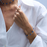 Blue Lapis 14 Ayar Altın Kadın Bileklik