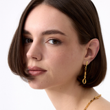 Oval Dangle Vermeil Kadın Küpe