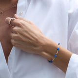 Blue Lapis 14 Ayar Altın Kadın Bileklik