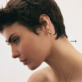 Teardrop Stud 14 Ayar Altın Kadın Küpe