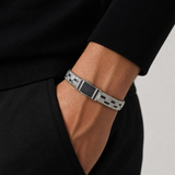 Obsidian Silver Erkek Bileklik