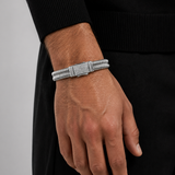 Weave Core Silver Erkek Bileklik
