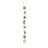 Hedera Multicolor 14 Ayar Altın Kadın Kolye