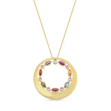 Garden Circle Pırlanta 14 Ayar Altın Kadın Kolye