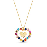 Bouquet Heart 14 Ayar Altın Kadın Kolye