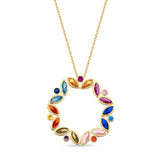 Markiz Garden 14 Ayar Altın Kadın Kolye