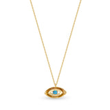 Sapphire Eye 14 Ayar Altın Kadın Kolye