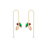 Petalia 14 Ayar Altın Kadın Küpe