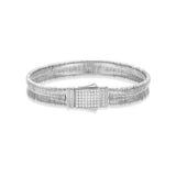 Weave Core Silver Erkek Bileklik