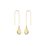 Teardrop Sallantılı 14 Ayar Altın Kadın Küpe