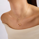 Ruby Bloom 14 Ayar Altın Kadın Kolye