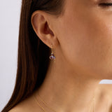 Caliora Midnight 14 Ayar Altın Küpe