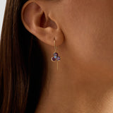 Caliora Midnight 14 Ayar Altın Küpe