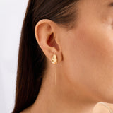 Orris 14 Ayar Altın Kadın Küpe