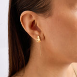 Orris 14 Ayar Altın Kadın Küpe