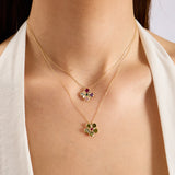 Fouré 14 Ayar Altın Kadın Kolye