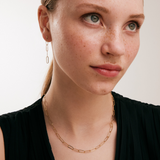Paperclip Necklace in 14K Solid Gold