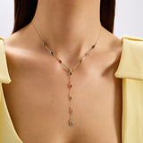 Pırlanta Taşlı Flora Ray 14 Ayar Altın Kadın Kolye