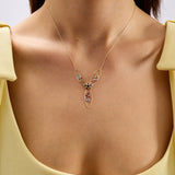 Triangle Garden 14 Ayar Altın Kadın Kolye