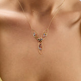 Triangle Garden 14 Ayar Altın Kadın Kolye