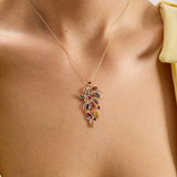 Bloomfall 14 Ayar Altın Kadın Kolye