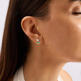 Petalia 14 Ayar Altın Kadın Küpe