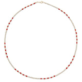 Rouge Pearl 14 Ayar Altın Kolye