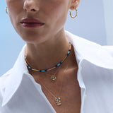 Azure Eye 14 Ayar Altın Kadın Kolye